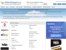 Tablet Screenshot of onlineshoppers.ca